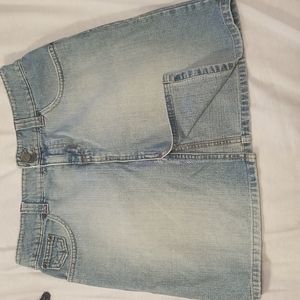 Vintage SO junior Jean skirt size 7